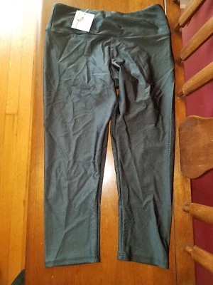 NUEVO CON ETIQUETAS PANTALÓN LEGGING ONZIE YOGA 202 CAPRI Para Mujer S/M ¡BRILLANTE CARBÓN AUTÉNTICO! Foto 1 de 3
