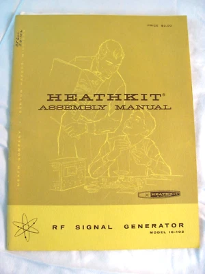 Generador de Señal RF Heathkit Manual Montaje Modelo RF-1 ~ Bonito Foto 1 de 4