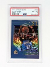 1997-98 SP Authentic Profiles Level 2 #P12 Kevin Garnett PSA 8 Wolves HOF POP 1