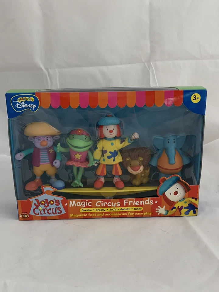 DISNEY PLAYHOUSE MAGIC CIRCUS FRIENDS JOJO'S CIRCUS 5 FIGURES MAGNETIC FEET