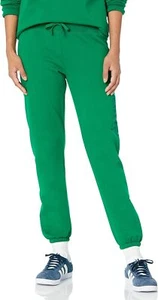 GAP Women's Oversized Logo Fleece Jogger Sweatpants Large, Holiday Green - Picture 1 of 2