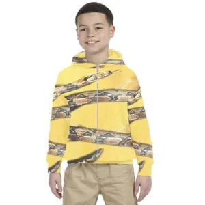 Kids Hoodie Snake Design Hoodie Unisex For Children - Picture 1 of 4