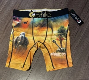 Ethika Staple Boys Boxer Briefs Underwear Design Size Large 10/12 New With Tags - Picture 1 of 5