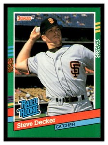 1991 Donruss  #428 Steve Decker - San Francisco Giants  RR, Rookie