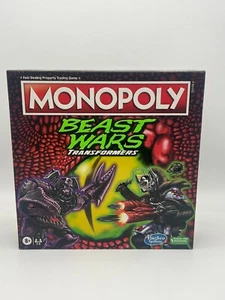 Monopoly Transformers Beast Wars Edition Juego de Mesa 14 Fichas Hasbro NUEVO Precintado - Imagen 1 de 2