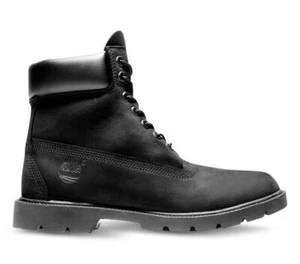TIMBERLAND HERREN 6 ZOLL BASIC WASSERDICHT WILDLEDER SCHWARZ NUBUK STIEFEL 19039 ALLE GRÖSSEN - Bild 1 von 11