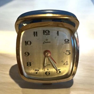 Endura Alarm clock, starlet, travel clock wind-up clock mechanical clock, Japan. - Picture 1 of 5