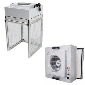 Vertical Laminar Flow Hood Air Flow Clean Fan Size 22.63x22.63x11.81in Workbench - Picture 1 of 17