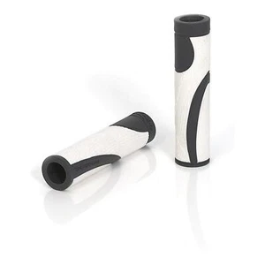 XLC Fahrrad Lenker Griffe Bar Grips Lenkergriff Set Sport bo GR-S18 Weiß Grau - Bild 1 von 1
