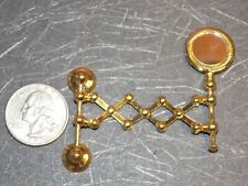 Dollhouse Miniature Reutter Gold Metal Extendable Mirror 1:12 B382 DollysGallery
