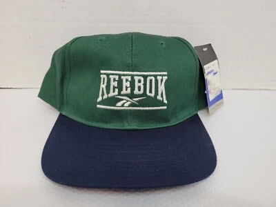 De colección De Colección Reebok Gorra Gorra Para Hombre *Mira* Snapback Verde 1996 Años 90 Hip Hop Deportes Foto 1 de 4