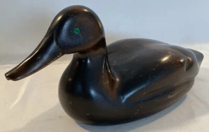 Vintage Teakwood Duck Made in Holland Netherlands 15 inches - Picture 1 of 8