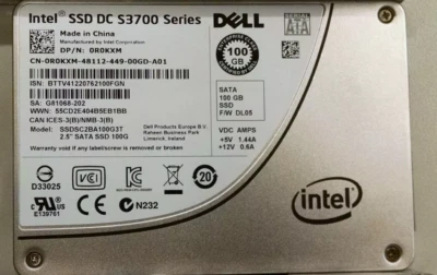 DELL Intel SSD DC S3700 Series 100GB SSDSC2BA100G3T 2.5"SATA Solid State Drive - Image 1 of 3