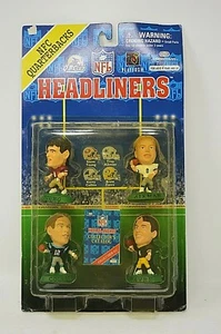 Paquete de 4 mariscales de campo de los Corinthian NFL Headliners Great Quarterbacks (1996) Salón de la Fama mariscal de campo nuevo en caja - Imagen 1 de 2