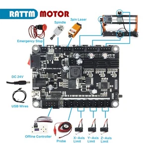 Update 3 Axis USB GRBL Control Board GRBL1.1F Card For CNC 1610 3018 Router - Picture 1 of 7