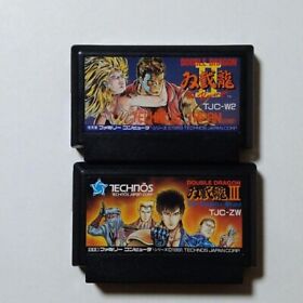 Double Dragon II 2 & III 3 The Revenge Nintendo Famicom NES Tested