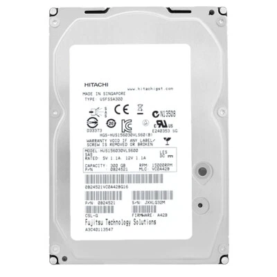 Hard Drive Fujitsu A3C40113547 300GB 15000Rpm SAS 3.5'' Inch - Image 1 of 4