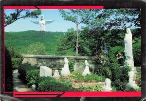 CHRIST OF THE OZARKS ST. ELIZABETH CHURCH GARDE, EUREKA SPRINGS, ARK 6 X 4 - Picture 1 of 2