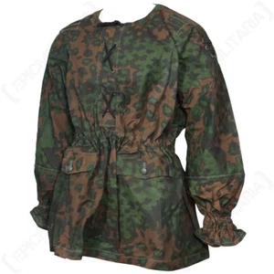 WW2 German Oakleaf Camo Reversible Smock - Repro Army Camouflage Elite New - Picture 1 of 3