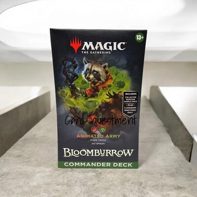 Magic: The Gathering Bloomburrow Commander Deck Animated Army Englisch - Bild 1 von 3