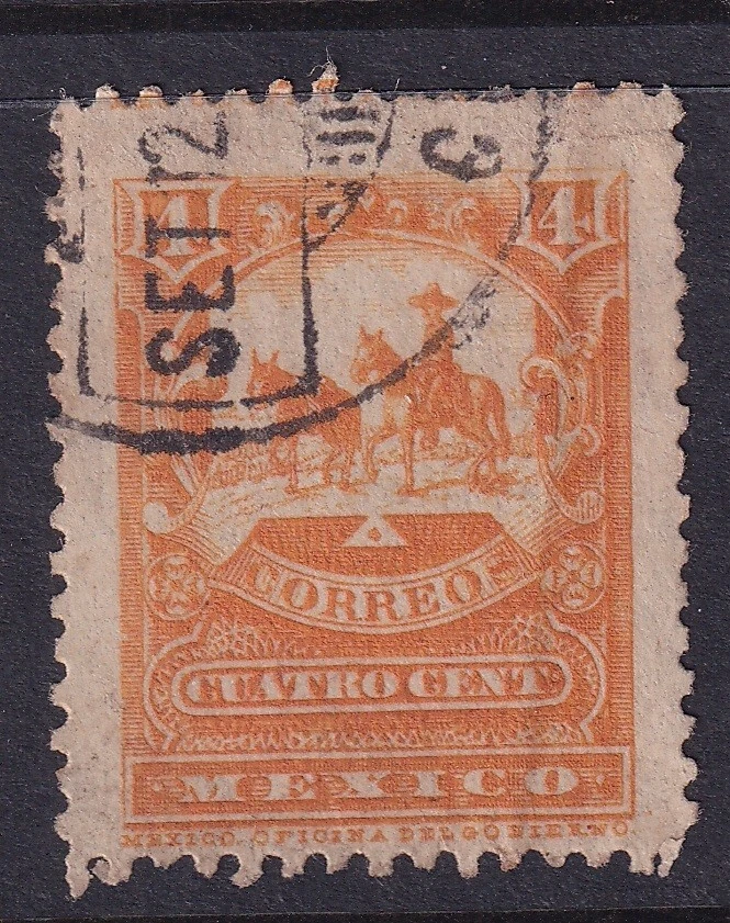 ucq32  Mexico 1898 sc#282 mc#216A Letter Carrier - Image 1 of 1