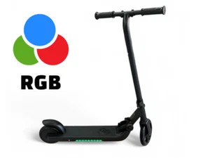 LED E-Scooter Elektro Kinderroller Kinderscooter Cityroller Scooter Kinder  - Bild 1 von 4