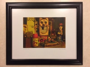 Hey Howdy Hey! Woody Toy Story 2 Print Disney / Pixar Framed approx 17 x 14 - Picture 1 of 3