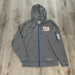 New York Giants Majestic NFL Thermabase Full Zip Hoodie Size Men’s Small - Picture 1 of 5