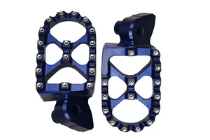 Reposapiés de motocross MX AZUL estriberas para KTM SX EXC 85 144 250 350 400 525 660 - Imagen 1 de 2