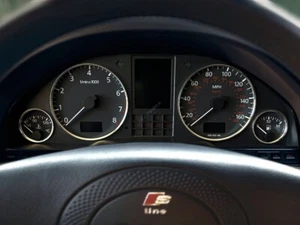 For Audi A8 D2 Type RS Polished Aluminum rings for the Cluster gauge set 4pcs - Imagen 1 de 6