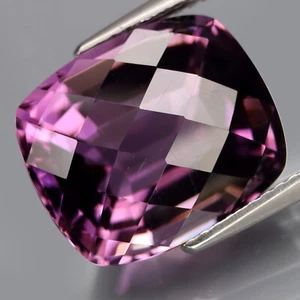 8.88Ct.Real 100%Natural Bolivia None Treatment Cushion Checkerboard CLEAN - Picture 1 of 1