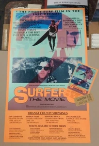 Boleto de mano con póster vintage de Surfers The Movie - Imagen 1 de 3