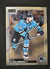 2020-21 O-Pee-Chee Platinum Base #17 Erik Karlsson - San Jose Sharks