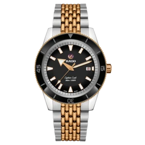 New Rado Captain Cook Automatic Stainless Steel Black Dial Men's Watch R32137153 - Picture 1 of 5