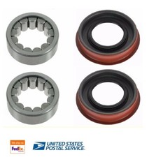 Wheel Bearing & Seal Rear LH & RH PAIR for Chevy GMC Hummer 8.5 8.6 GM AAM Axle