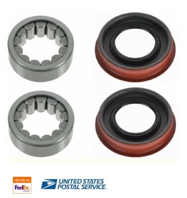 Wheel Bearing & Seal Rear LH & RH PAIR for Chevy GMC Hummer 8.5 8.6 GM AAM Axle - Image 1 of 2