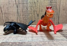 McDonalds How to Train Your Dragon Toothless Hookfang Figure Cake Toppers