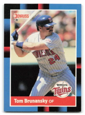 Tom Brunansky 1988 Donruss BASEBALL #245 Minnesota Twins - Image 1 of 2