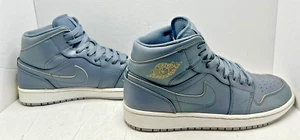 Nike Air Jordan 1 Gray Jumpman Basketball Sneakers 554724-031 Men’s Size 10 - Picture 1 of 11