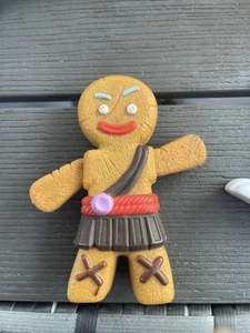 Shrek Forever After Gingerbread Man Gingy Figure McDonald’s - Foto 1 di 1