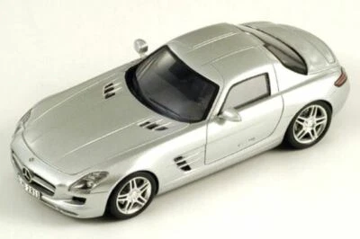 Mercedes-Benz SLS AMG 2009 SPARK (plateado) modelo de resina escala 1/43 nuevo sellado raro Foto 1 de 3