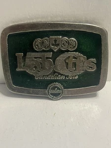 - Vintage In Style 1980 Labatts Canadian Ale Bier Gürtelschnalle  - Bild 1 von 4