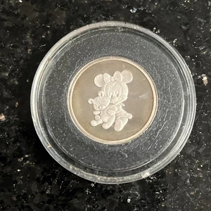 Disney Baby's 1st Treasure 1/10oz 999 Silver Round Minnie Mouse Rarities Mint - Imagen 1 de 4