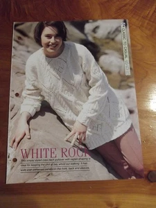 KNITTING PATTERN WHITE ROCK CLASSIC TO CASUAL CREATIVE NEEDLES *GREAT* - Picture 1 of 1