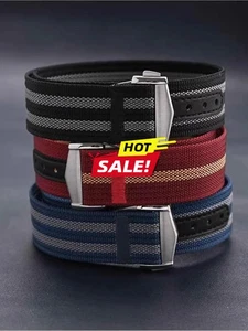 Correa Nylon NATO Trenzada Más de 20/22mm Hebilla Plegable Apta para Grandes Marcas - Imagen 1 de 34