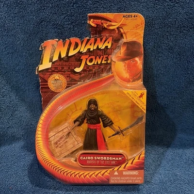 Hasbro Indiana Jones: Raiders Of The Lost Ark Cairo Swordsman Figure NIB w wear - Image 1 of 4