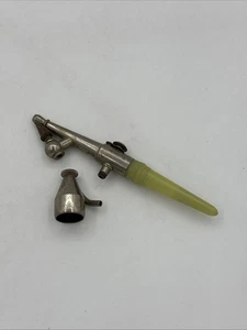 Set aerografo vintage Paasche tipo H manico in bachelite verde - Foto 1 di 9