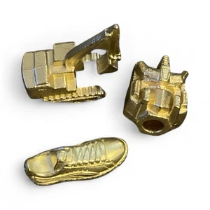 MONOPOLY EMPIRE 2015 Replacement Game Parts  3 Golden Token Pieces - Picture 1 of 1