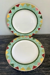 Plato de cena Royal Doulton Japora X 2 (par B) en muy buena condición - Imagen 1 de 6