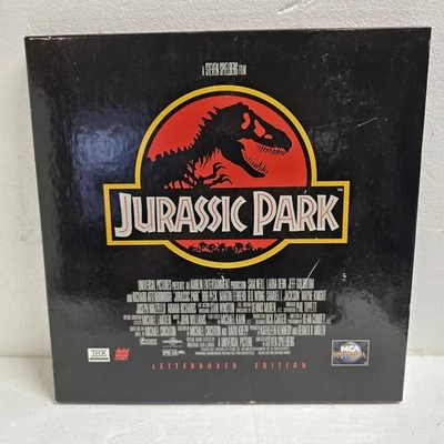 Jurassic Park THX Laserdisc LETTERBOX 1993 Edition Steven Spielberg 3 DISCS  - Image 1 of 4